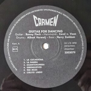 Ronny Flash – Guitar For Dancing – 12" Vinyl LP – VG+ imagen 4