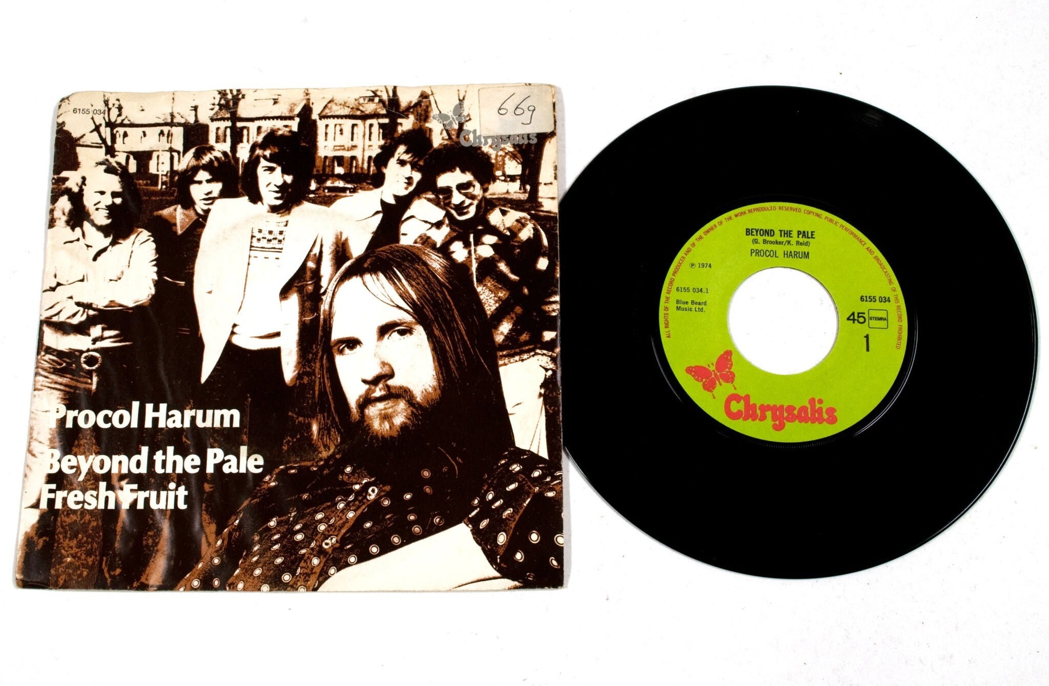 Procol Harum – Beyond The Pale / Fresh Fruit 7" Vinyl NM/VG