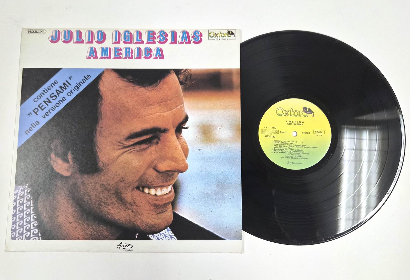 フリオ・イグレシアス アナログレコード 3枚セット フリオ・イグレシアス – アメリカ – オックスフォード OX/3133 – LP