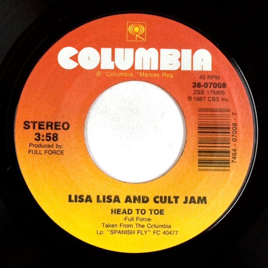 Lisa Lisa and Cult Jam – Head to Toe / You'll Never Change 7