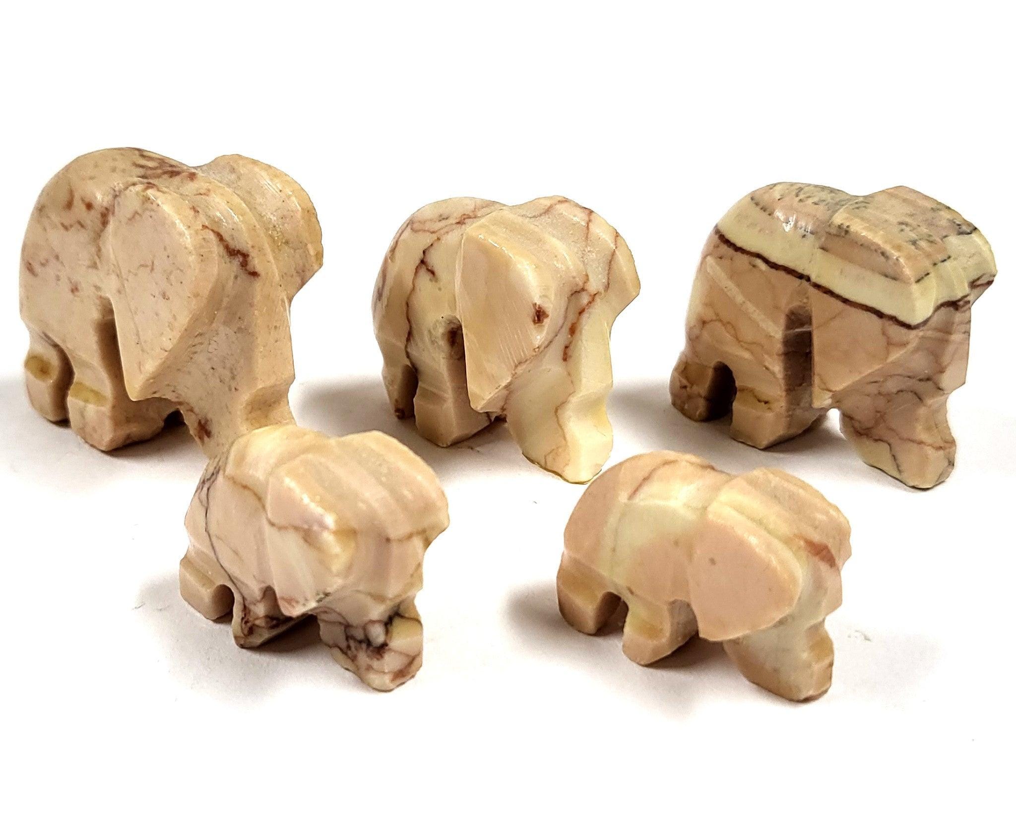 大理石　象の置物 ヴィンテージ大理石ミニチュア象の置物 - Etsy 日本