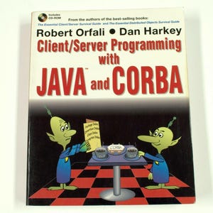 Client/Server With Programming Java And Corba No CD-Rom 1997 Vintage Book AG617