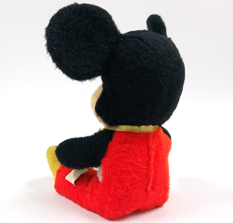 Vintage 1950s Walt Disney Mickey Mouse Soft Toy – California – 16" image 2