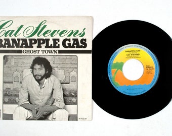 Cat Stevens – Banapple Gas / Ghost Town 7" Vinyl VG+/VG