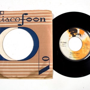 Neil Christian – That's Nice 7" Vinyl VG+
