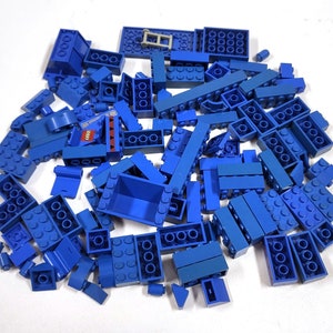 Vintage Lego City Züge Klassische Blaue Teile und Steine Bundle Gemischt