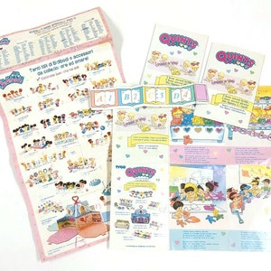 Vintage Tyco Quints Baby Doll Booklets Manuals Mixed Bundle