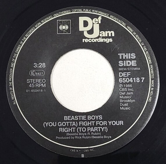 Beastie Boys – Fight for Your Right – 7
