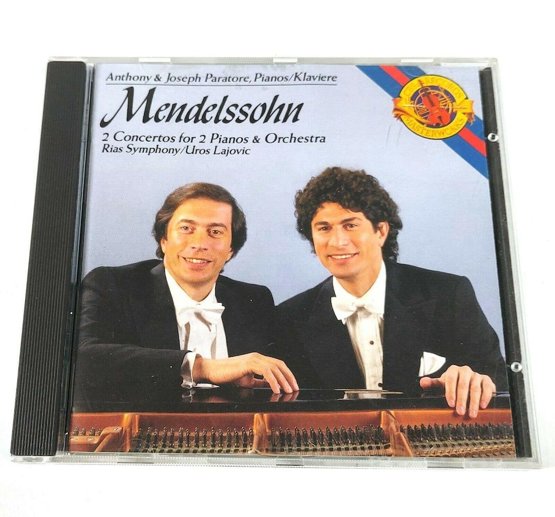 Mendelssohn Concertos for 2 Pianos Orchestra 1988 CBS MK 42523