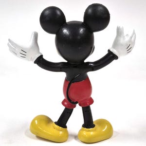 Vintage Disney Mickey Mouse Figure – Classic Pose – 5" image 2