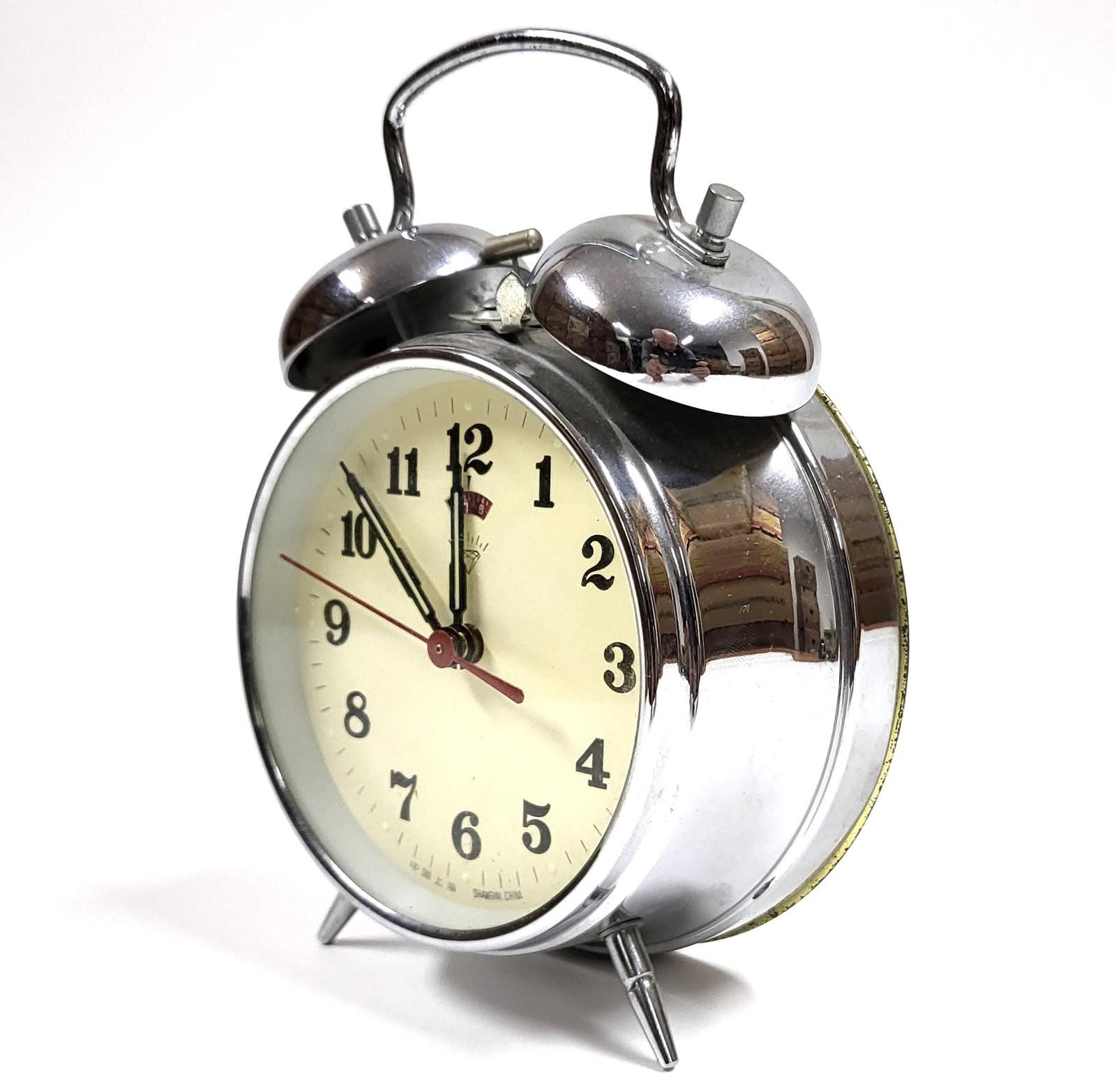 Vintage Shanghai Diamond Double Bell Alarm Clock – 7