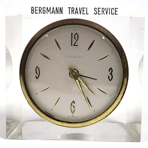 Vintage exclusieve Duitsland opwindbare bureauwekker promotionele werken