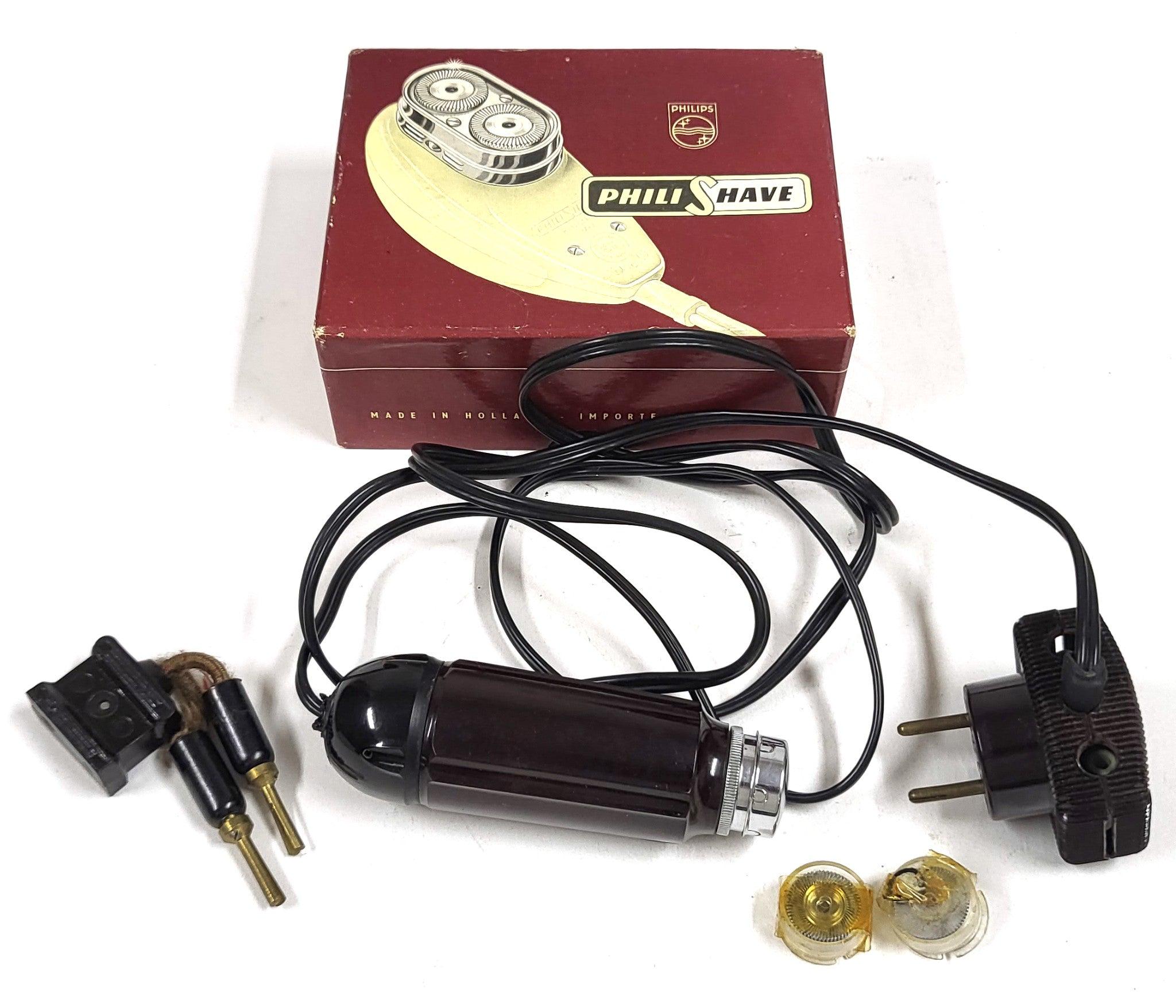 Vintage 1940s WW2 Philips 7733 Philishave Bakelite Electric Razor
