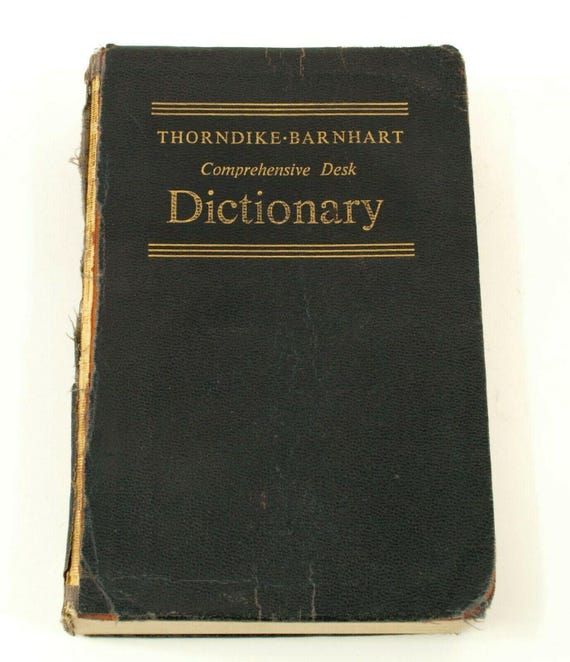 Vintage Thorndike Barnhart Dictionary – Comprehensive Desk