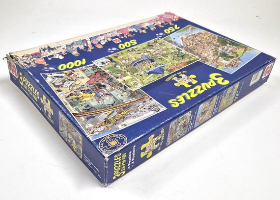 2000 Jan Van Haasteren 00368 – Band Stand / Pool / Cars – 3 Puzzle