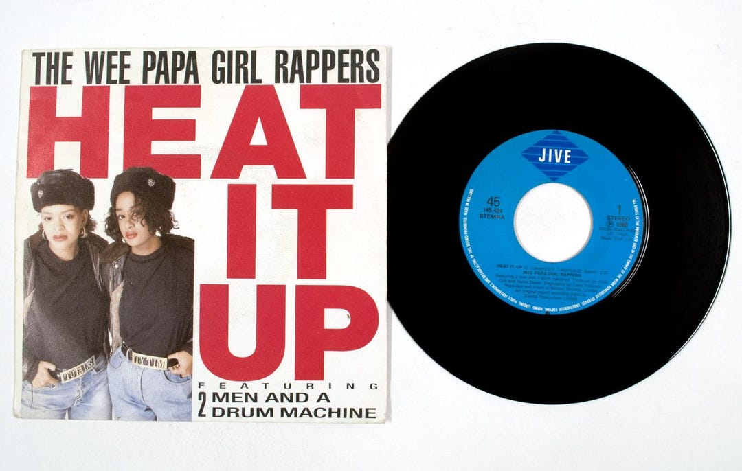The Wee Papa Girl Rappers – Heat It up / Flaunt It – 7