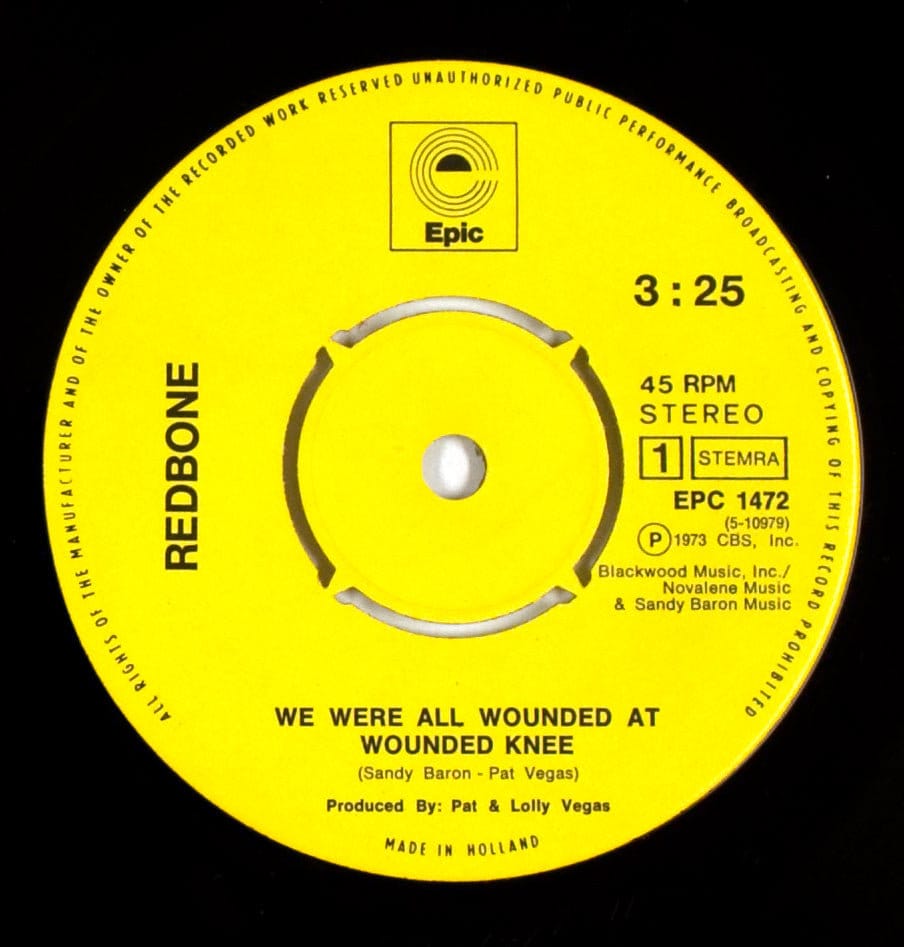 Redbone We Were All Wounded at Wounded Knee / Speakeasy Etsy