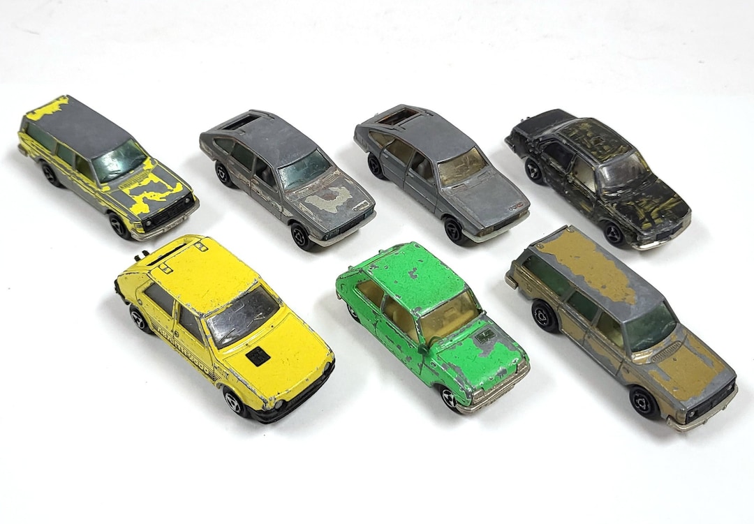 Lots De Voitures Majorette Vintage Des Années 70/80 - Camions, Chantier, Jeep, Pinder
