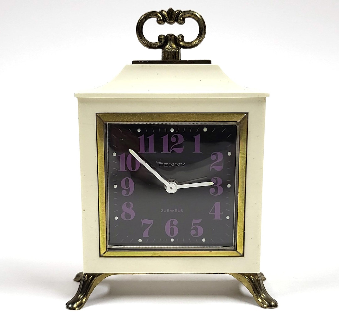 Vintage Penny 2 Jewels Windup Alarm Clock Works - Etsy