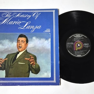 Mario Lanza – The Artistry Of Mario Lanza – 12" Vinyl LP – VG+