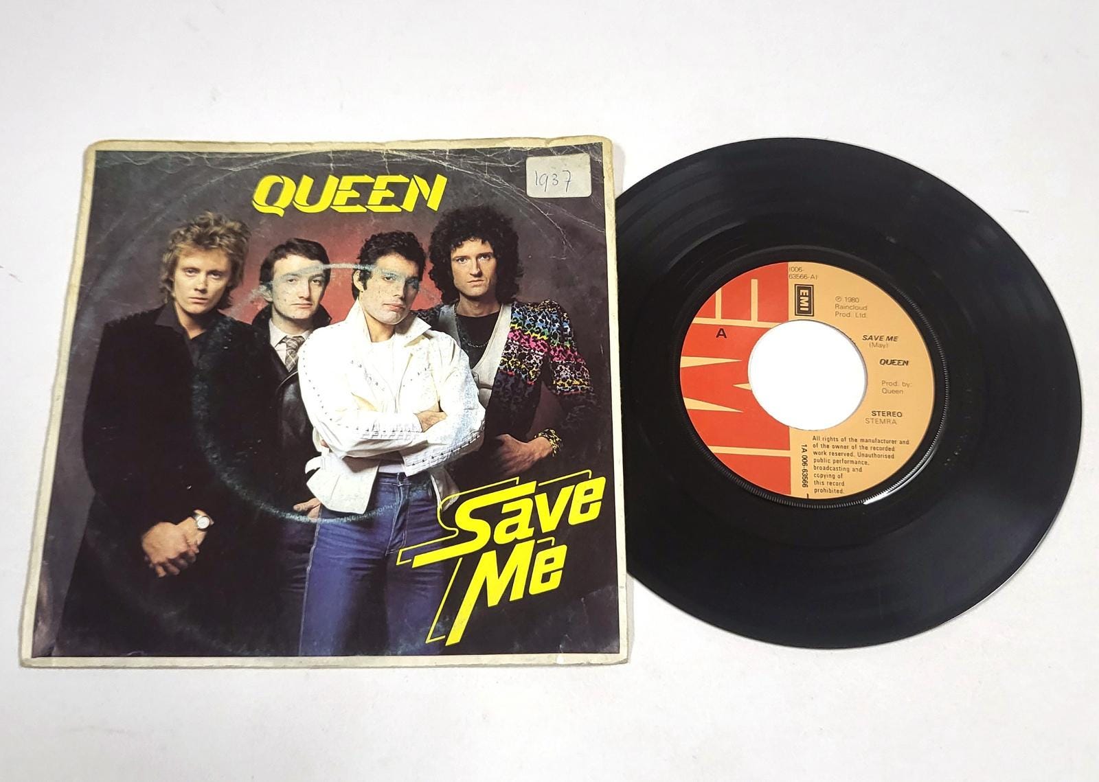 クイーン – Save Me / Crazy Little Thing Called Love – 7インチ