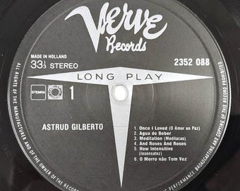 The Astrud Gilberto Album – Verve Stereo Jazz LP – 12