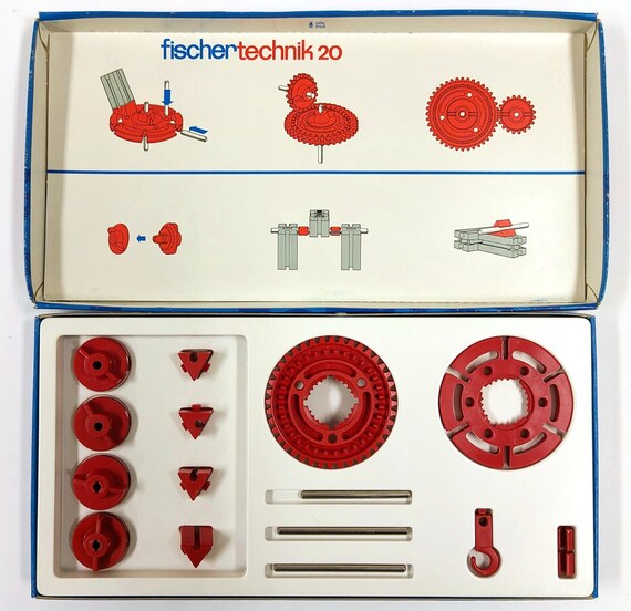 Vintage Fischertechnik 20 Parts Spares Complete 1969 W. Germany