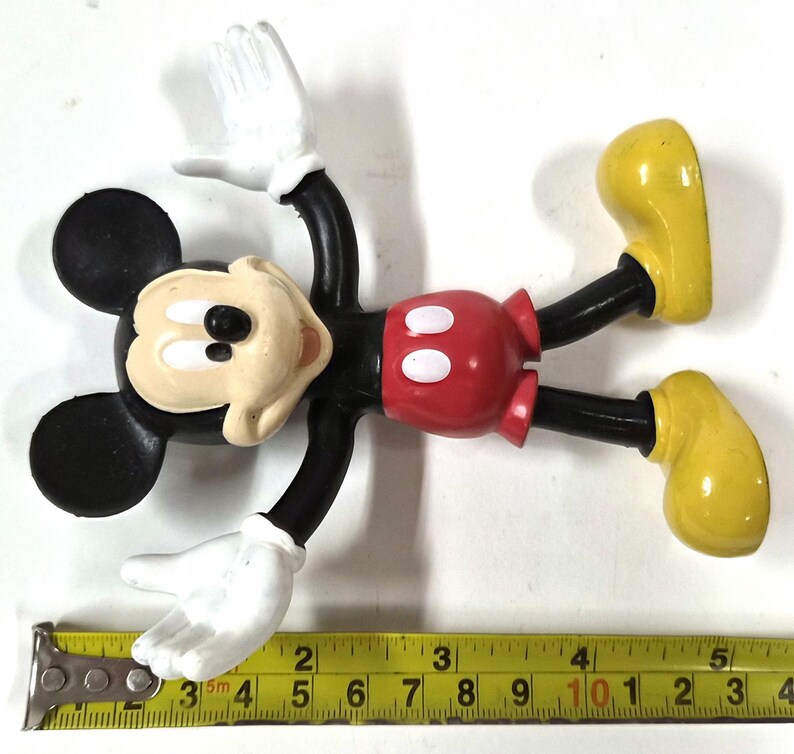 Vintage Disney Mickey Mouse Figure – Classic Pose – 5" image 3