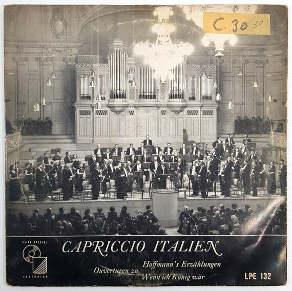 限定ピクチャー盤 LP llica Roaming In Italy Capriccio Italien Elite Special LPE132 Switzerland Vinyl 10