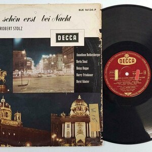 Robert Stolz – Wien Wird Schön Erst Bei Nacht – 12" winyl – Decca – VG