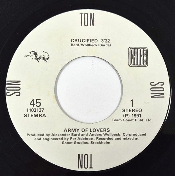 Army of Lovers – Crucified / Love Revolution – 7