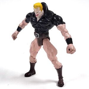 Vintage Tombstone Action Figure: Spider-Man Villain Knockoff, 1990s Bootleg Collectible image 8