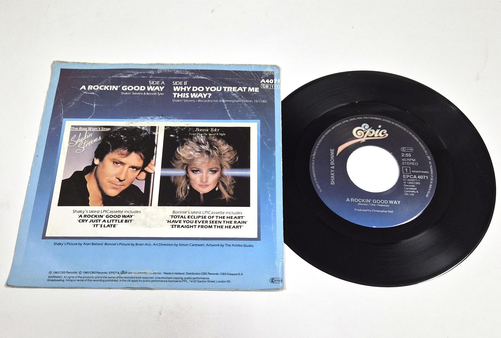 Buy Shakin' Stevens & Bonnie Tyler – A Rockin' Good Way – 7