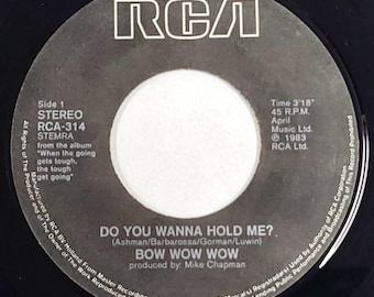 Bow Wow レコード Bow Wow Wow – Do You Wanna Hold Me? – 7