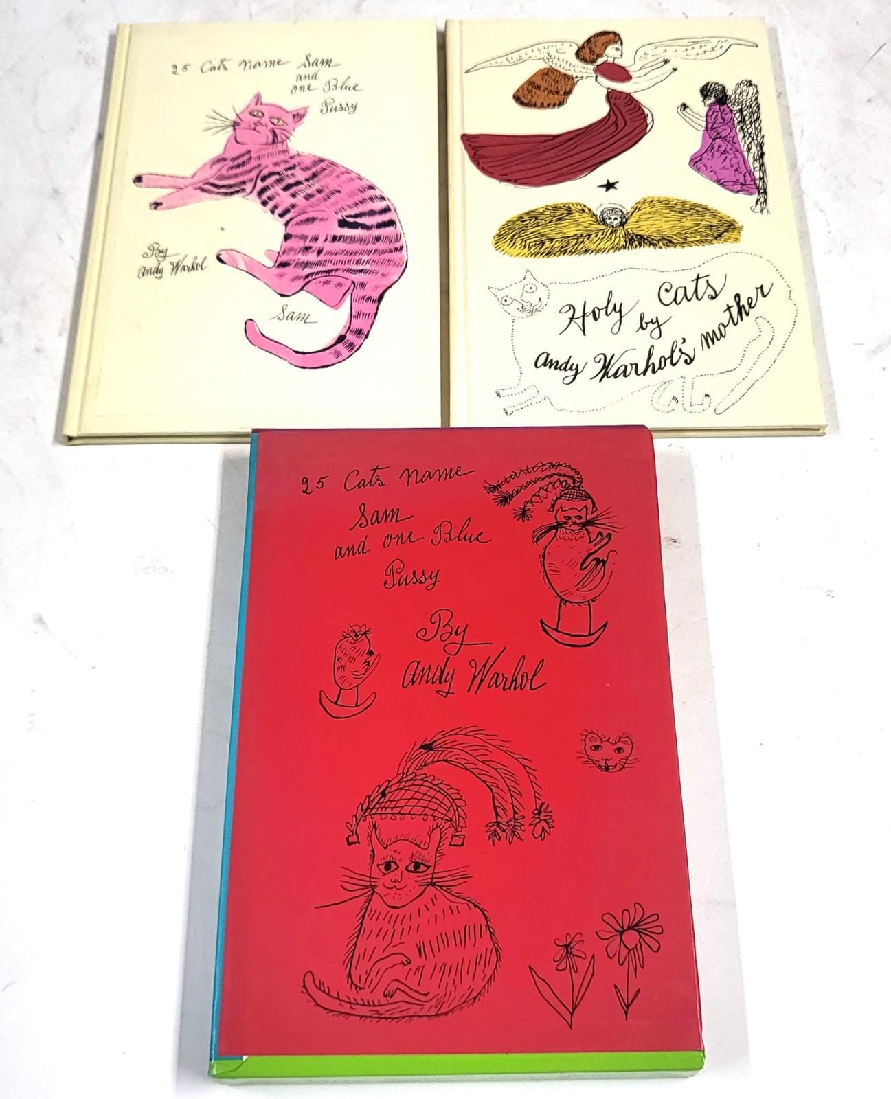 アンディー・ウォーホル 25 Cats / Holy Cats 2冊セット Colección de Andy Warhol: 25 gatos, Sam + Holy Cats (1988, Reino