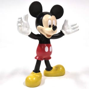 Vintage Disney Mickey Mouse Figure – Classic Pose – 5" image 4