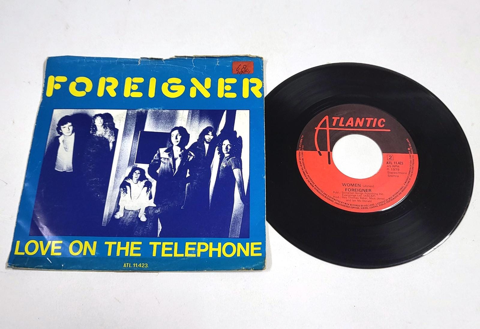 フォリナー – Love On The Telephone 7インチレコード VG+ BF568