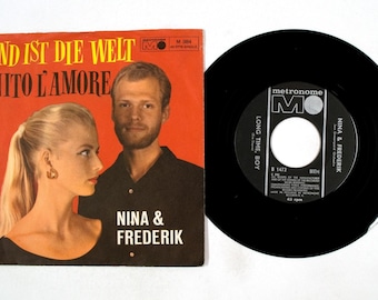 Nina & Frederik – Long Time Boy / Countin' Colours In A Rainbow – 7" Vinyl 1961