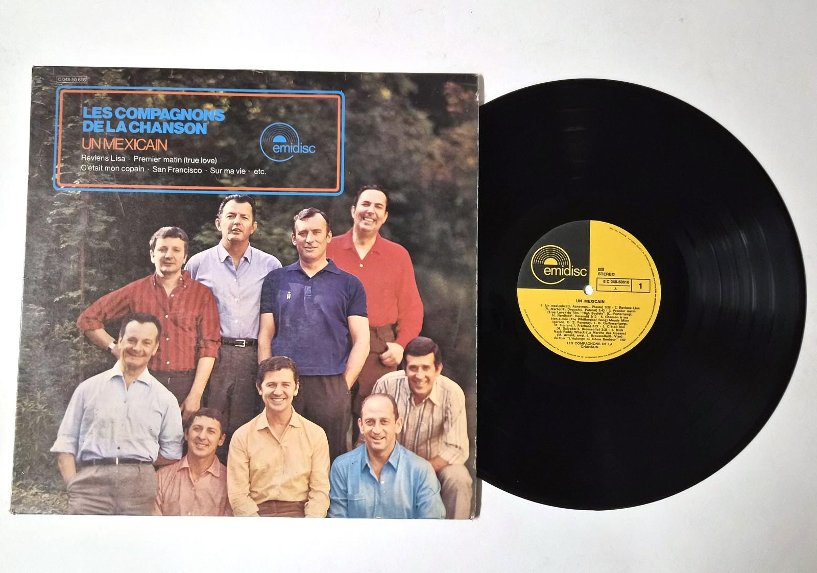 Les Compagnons De La Chanson Un Mexicain LP in Vinile 12