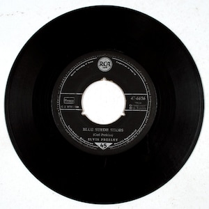 Elvis Presley – Blaue Wildlederschuhe / Tutti Frutti 7&quot; Vinyl VG