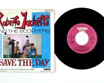 Roberto Jacketti And The Scooters – I Save The Day / Kaktie – 7" Vinyl 1984 VG+