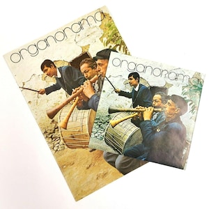 Vintage – Flexi-Disc – Organorama – Organon – dünne Schallplatte – Werbeartikel