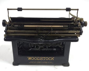 アンティーク　ヴィンテージ タイプライター ヴィンテージ アンティーク 1931 ウッドストック 5N タイプライター