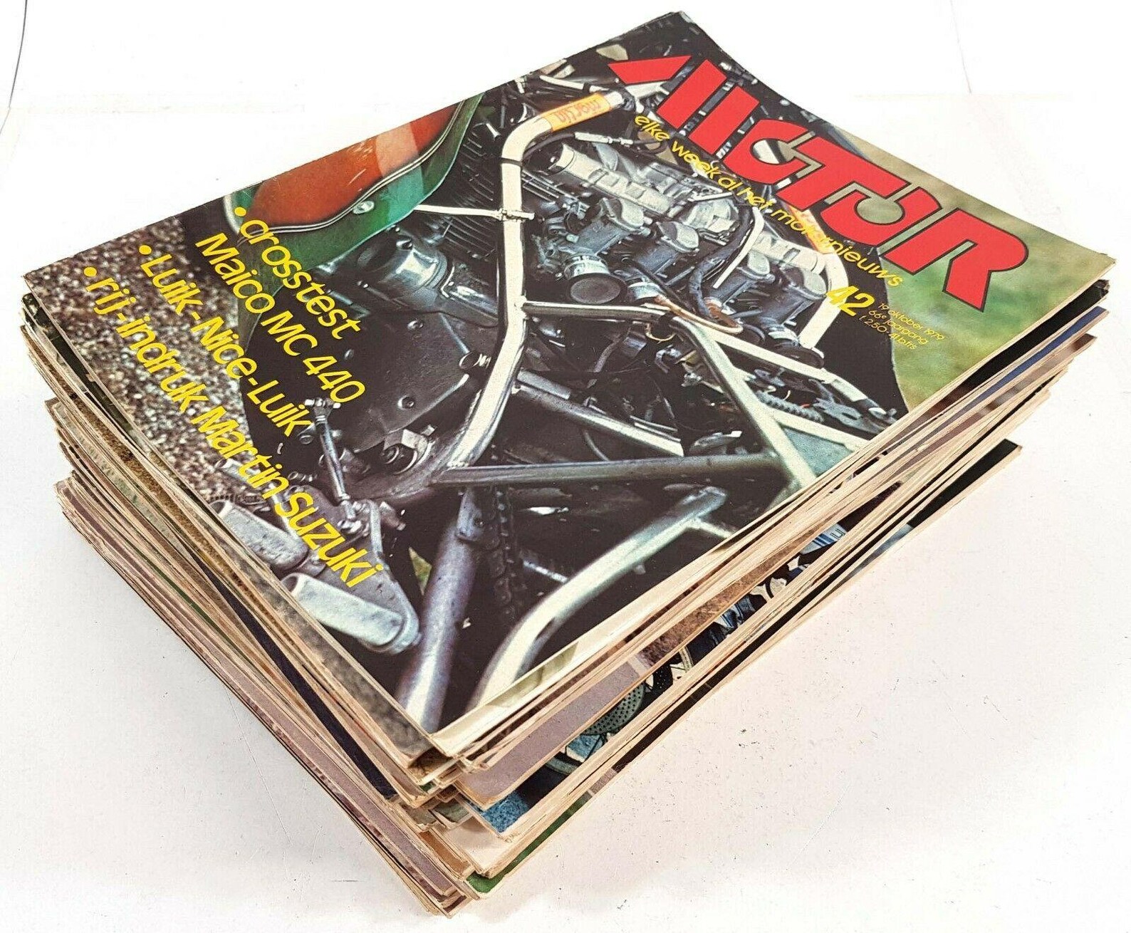 Vintage Motorcycle Magazines Motor Dutch 1979 41 Issues Etsy