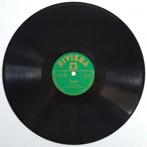 Leal Pescador Orchestre Riviera R N 1092 044 LP Shellac 10&#39;&#39; VG 78rpm