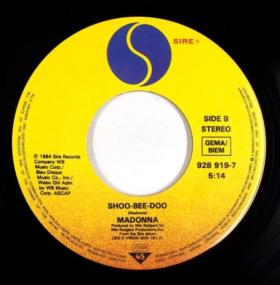 Madonna – Dress You up / Shoo-bee-doo – 7