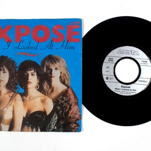 Exposé – When I Looked At Him 7" Vinyl VG+/VG