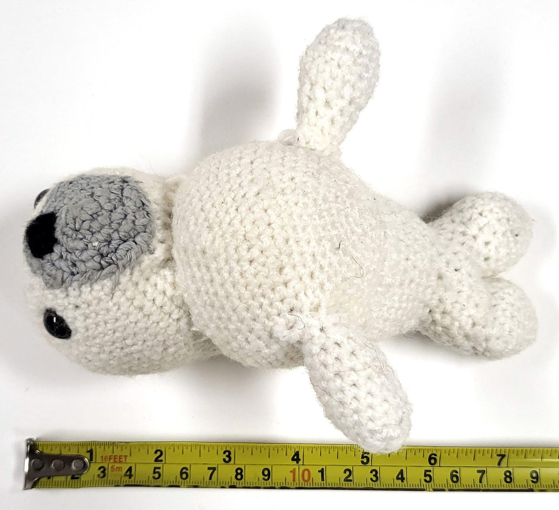 かぎ針編みの白いアザラシのぬいぐるみ：手作りのぬいぐるみ - Etsy 日本