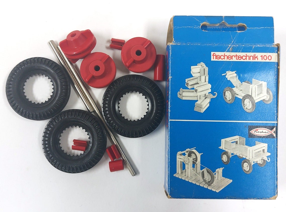 Vintage Fischertechnik 02 Parts Spares Complete 1967 W. Germany 30002 ...