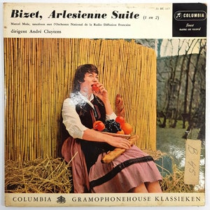 Andre Cluytens Arlesienne Suite Columbia 33 HC 117 Vinyl 10&quot; 33rpm -VG-
